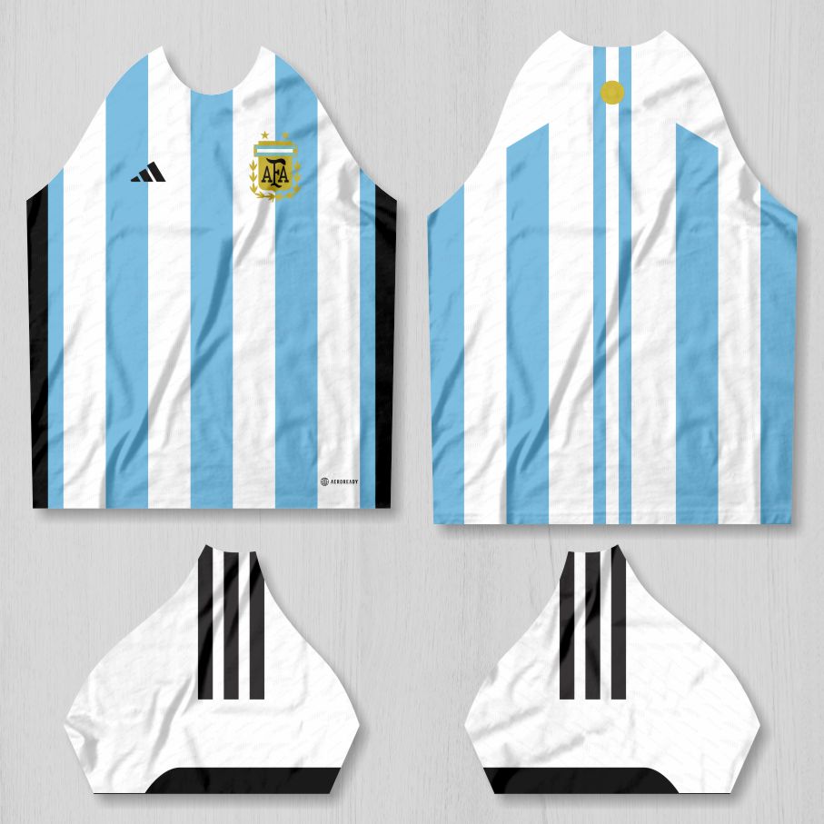 arte camisa argentina 1