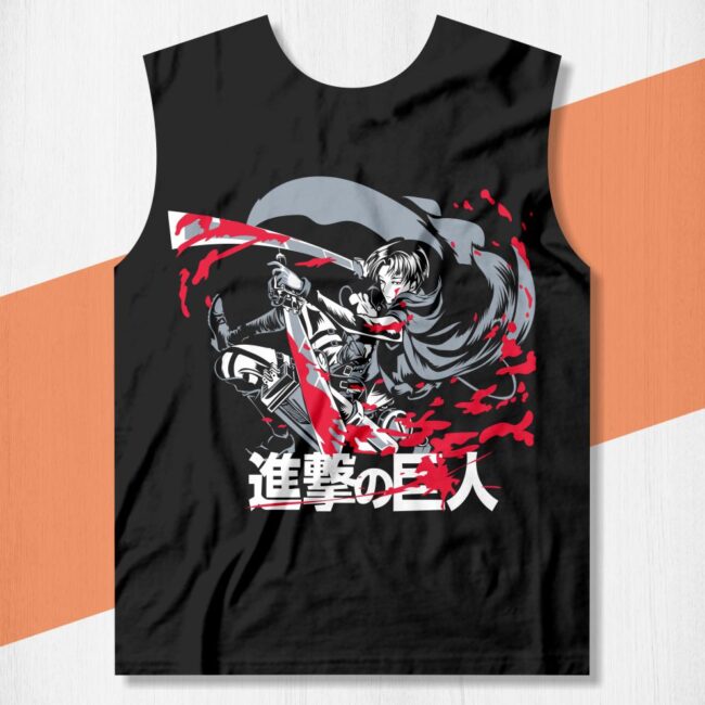 arte camisa attack on titan 001