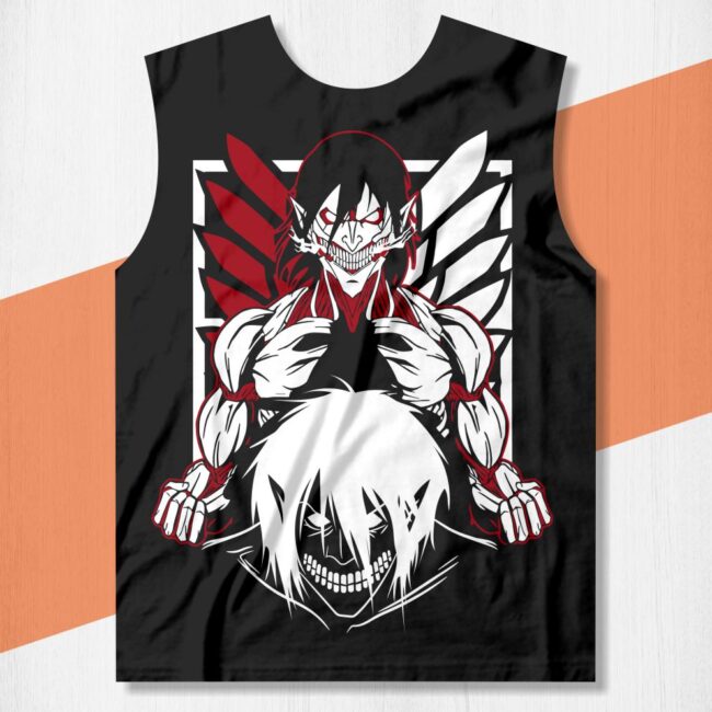 arte camisa attack on titan 008