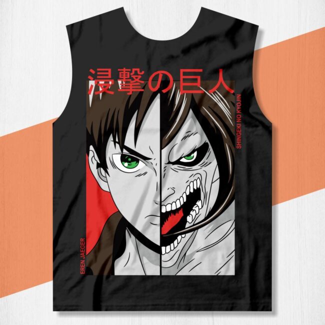 arte camisa attack on titan 009