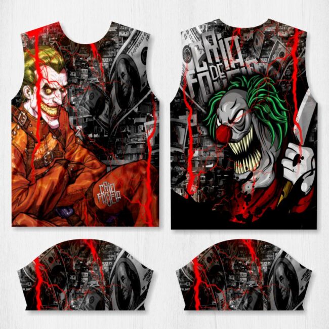 arte camisa quebrada coringa 3