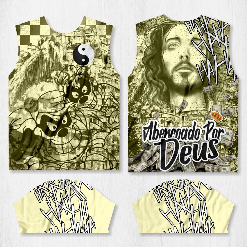 arte camisa quebrada jesus