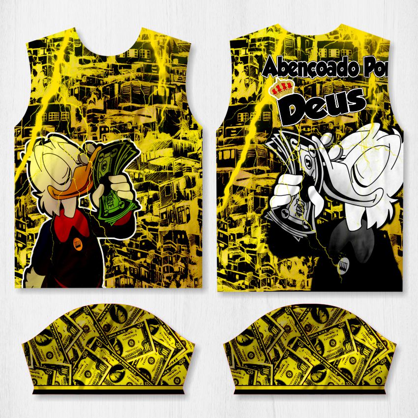 arte camisa quebrada tio patinhas 2