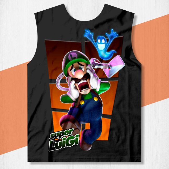 camisa luigi super mario 2