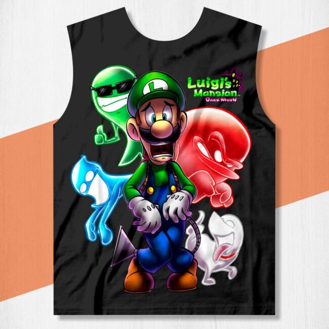 camisa luigi super mario