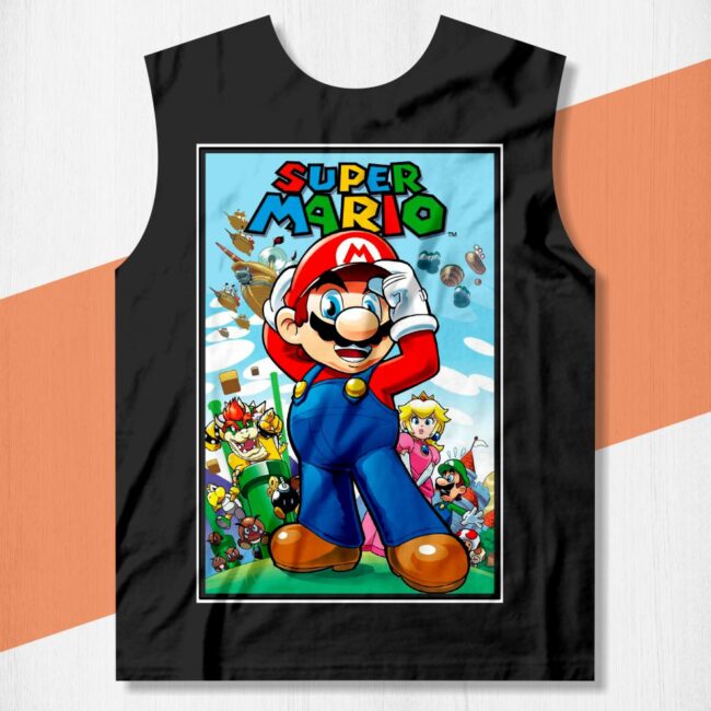 camisa super mario 3