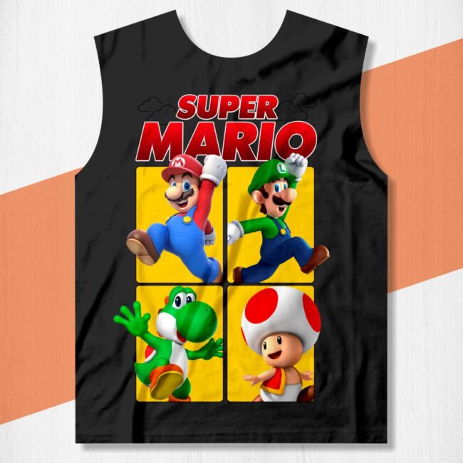 camisa super mario 6