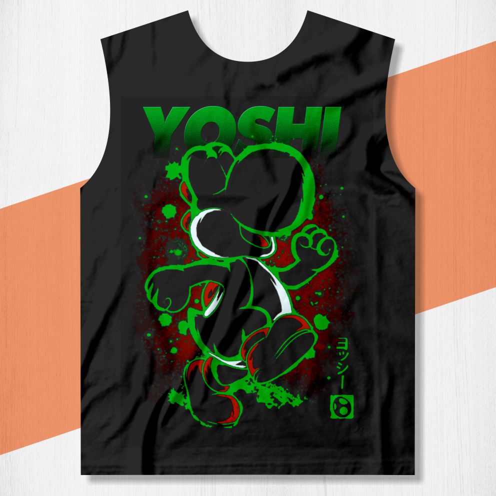 camisa yoshi super mario