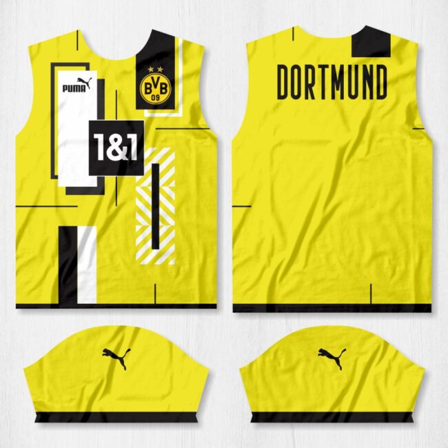 arte camisa borussia 3