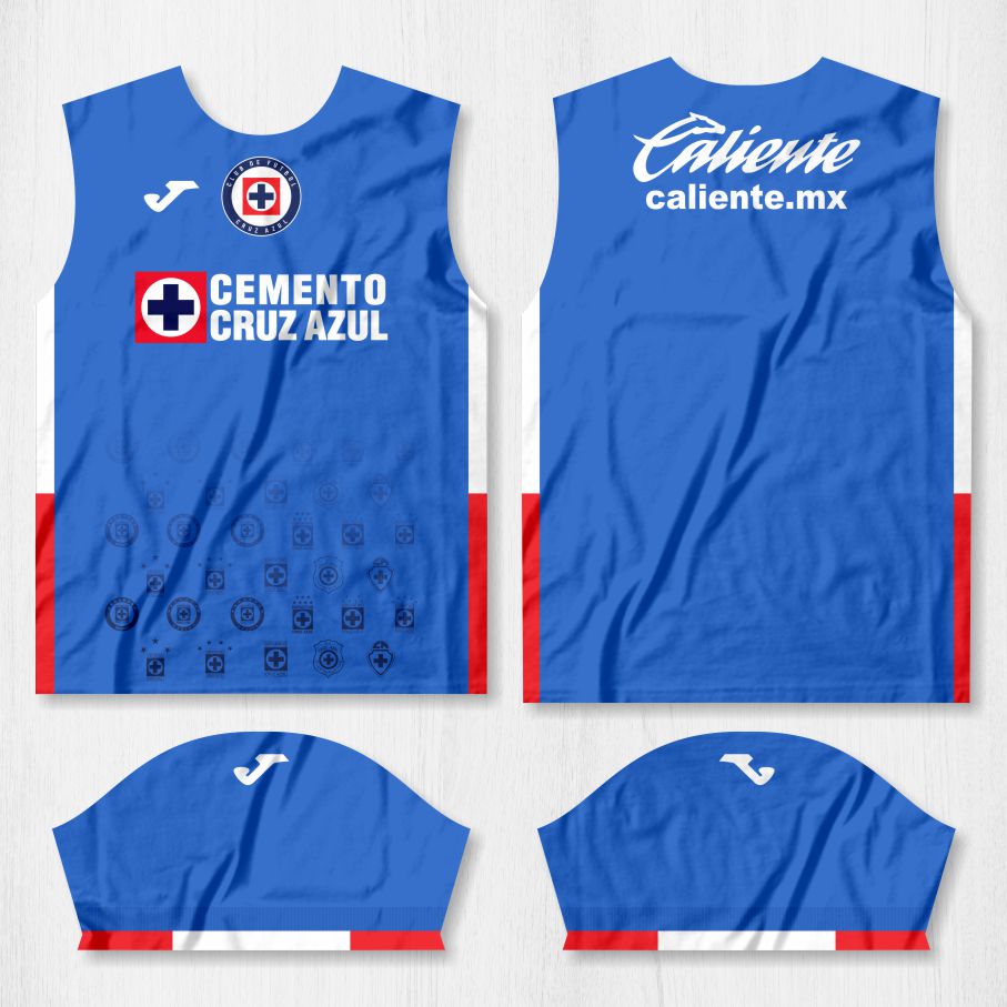 arte camisa cruz azul 2