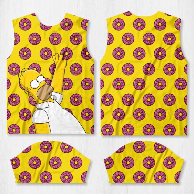 arte camisa homer simpson