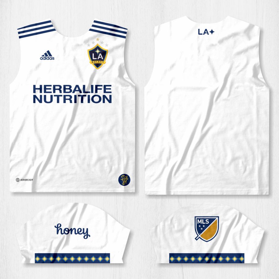 arte camisa los angeles galaxy