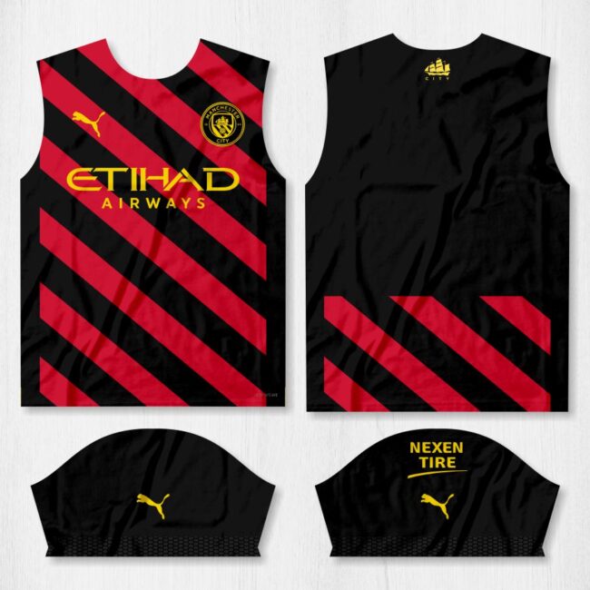 arte camisa manchester city 9