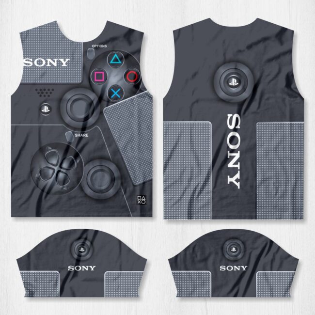 arte camisa playstation