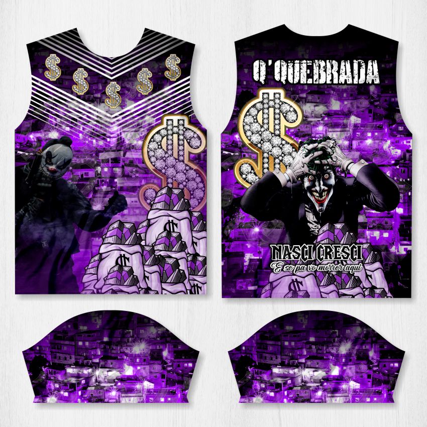 arte camisa quebrada coringa 2