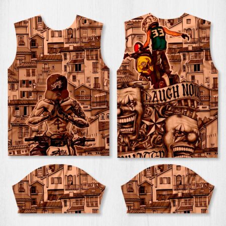 arte camisa quebrada favela