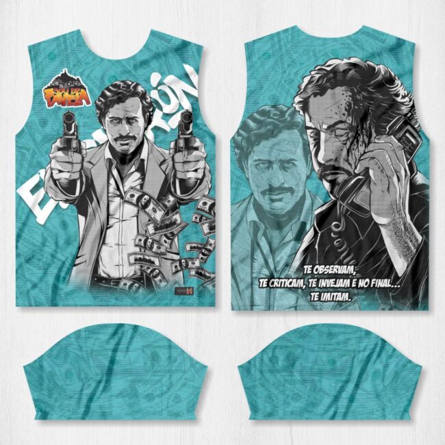 arte camisa quebrada pablo escobar 1