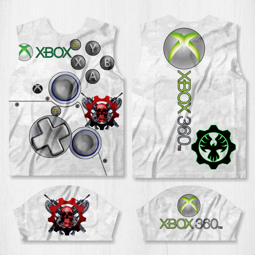 arte camisa xbox