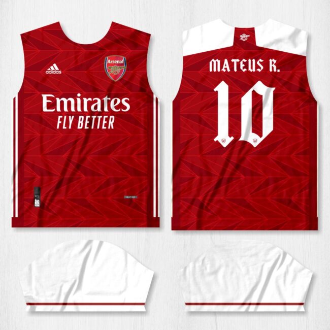 arte camisa arsenal 2