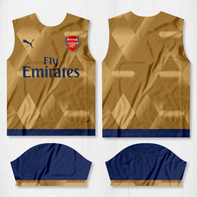 arte camisa arsenal 3