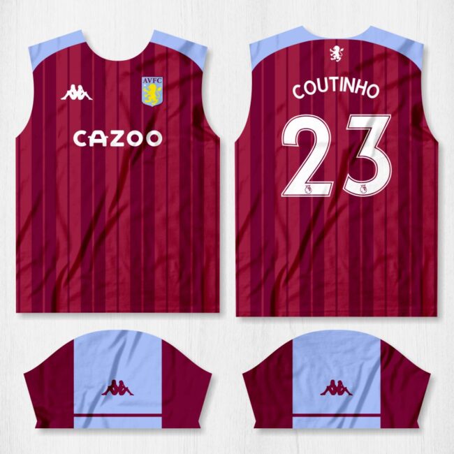 arte camisa aston villa