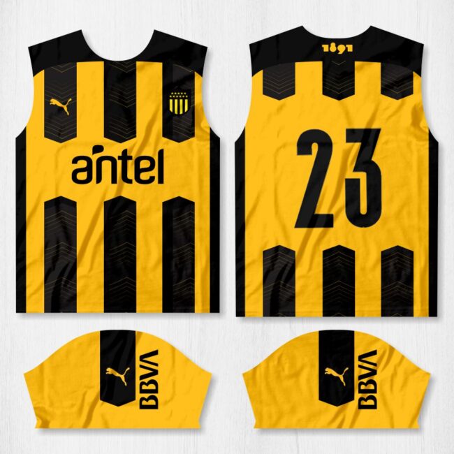 arte camisa atletico penarol