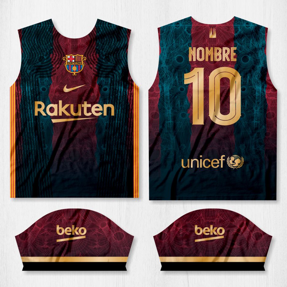 arte camisa barcelona 7