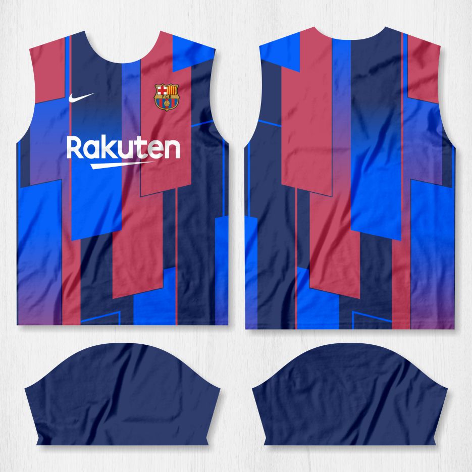 arte camisa barcelona pre treino 1