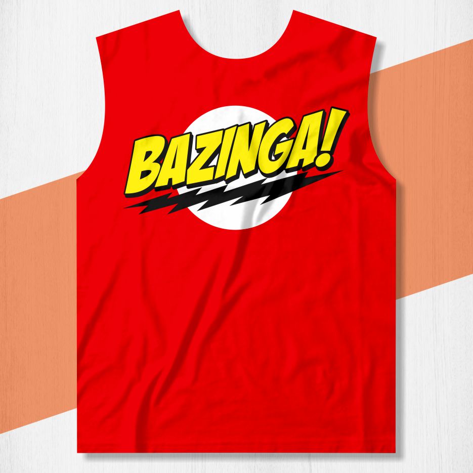 arte camisa bazinga