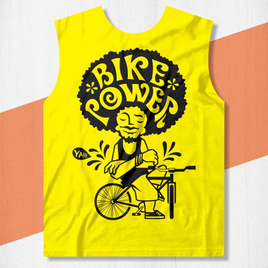 arte camisa bike power