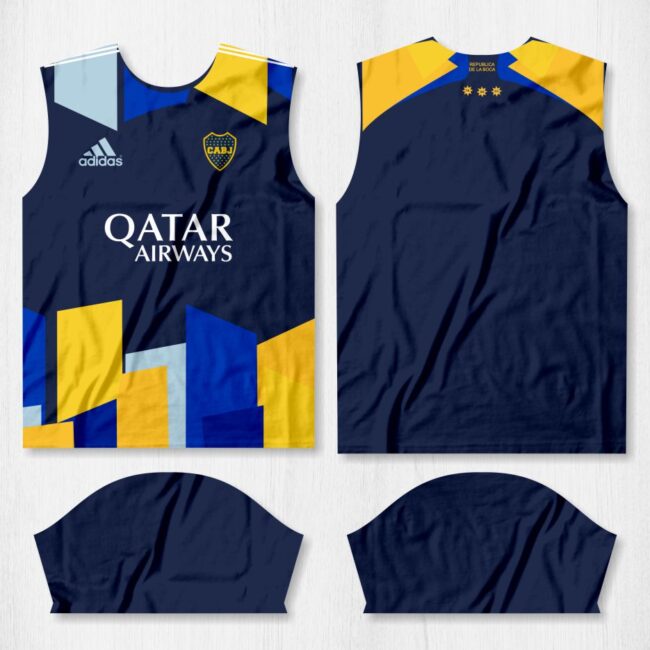 arte camisa boca juniors