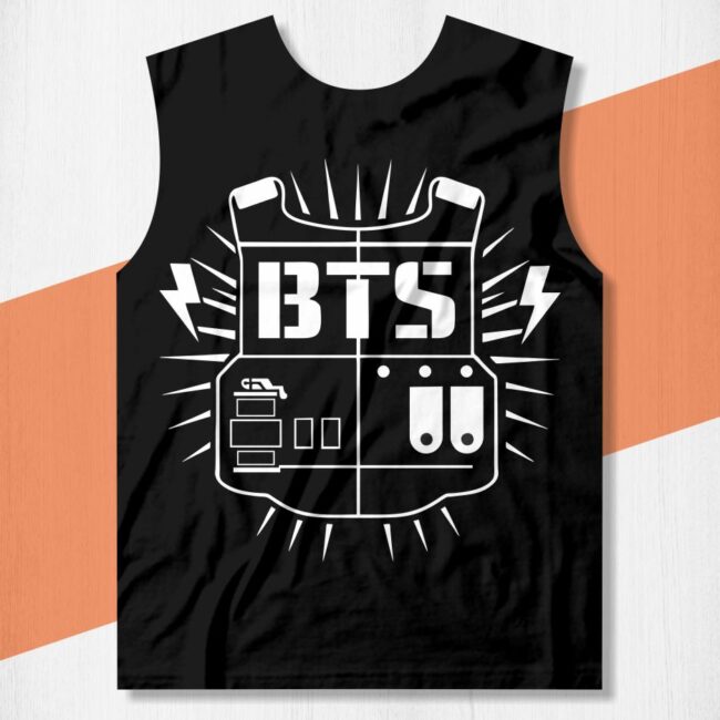 arte camisa bts