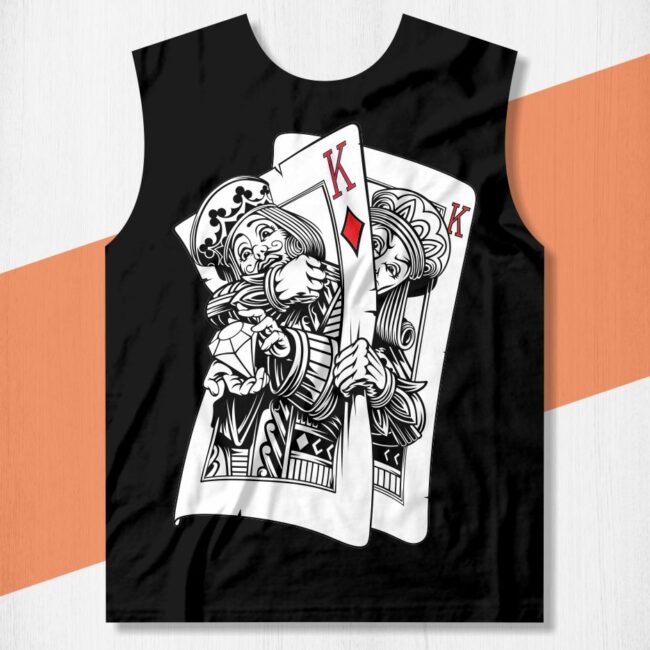 arte camisa cartas poker