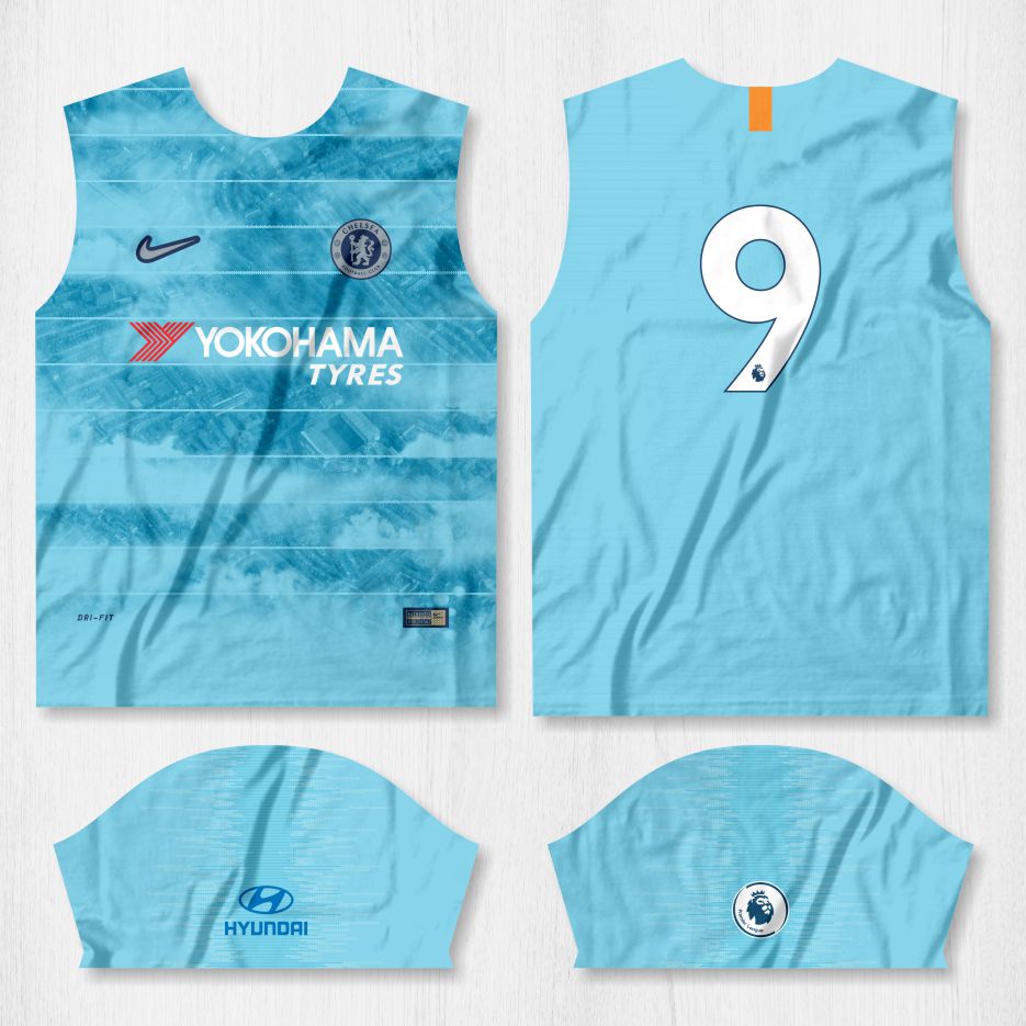 arte camisa chelsea 3