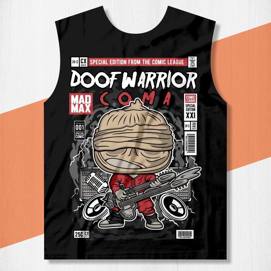 arte camisa coma mad max funko