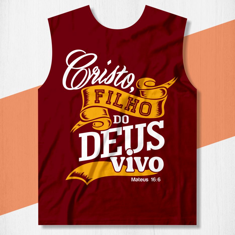 arte camisa cristo filho do deus vivo