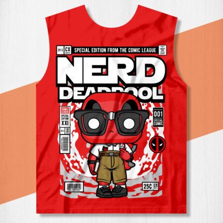 arte camisa dead pool nerd funko