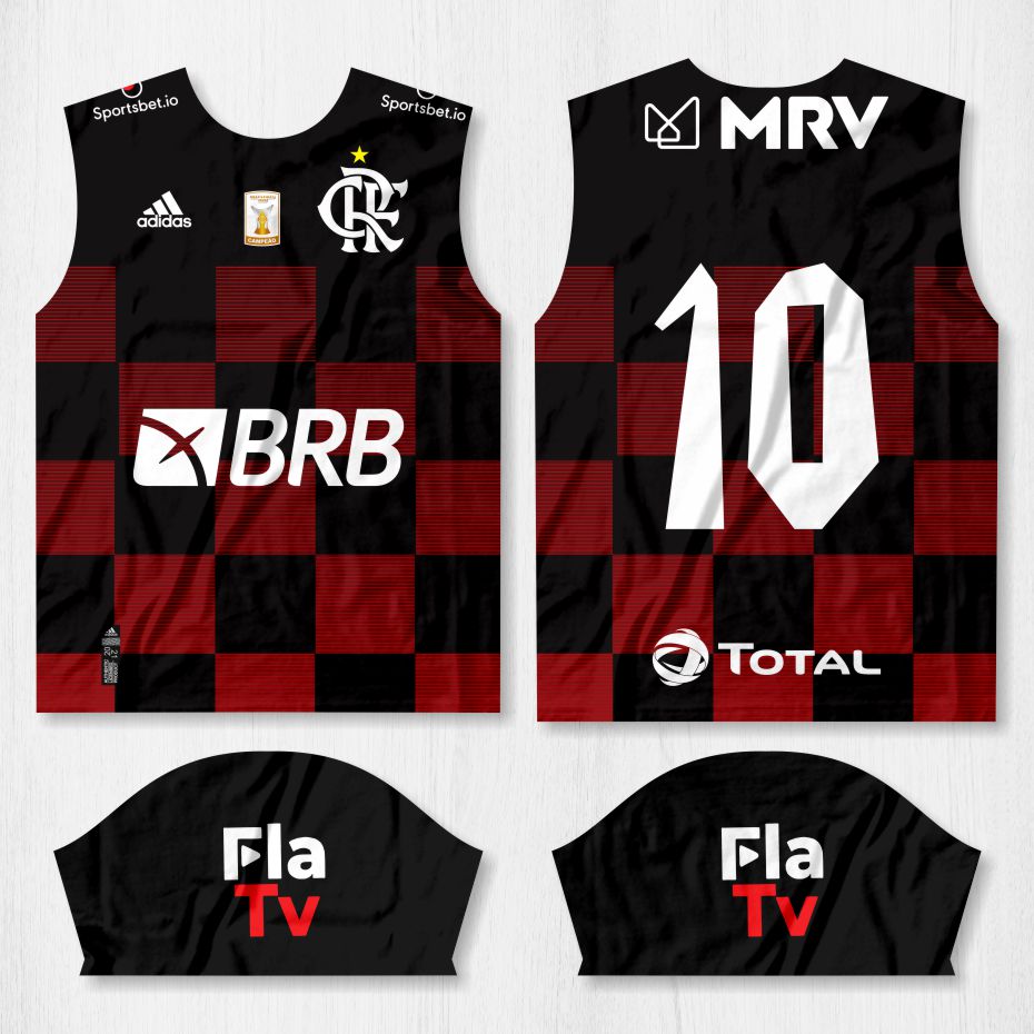 arte camisa flamengo 12