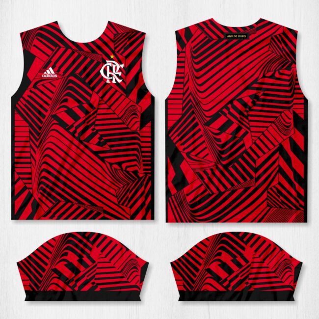 arte camisa flamengo 6