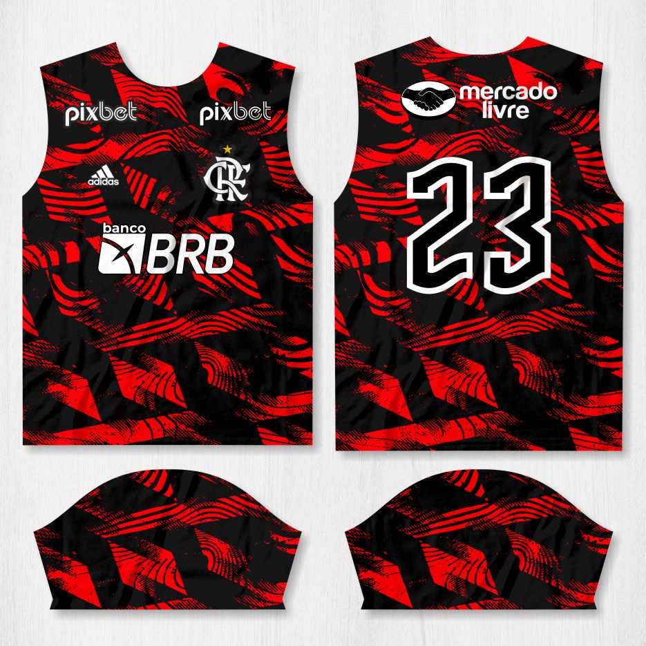 arte camisa flamengo 8