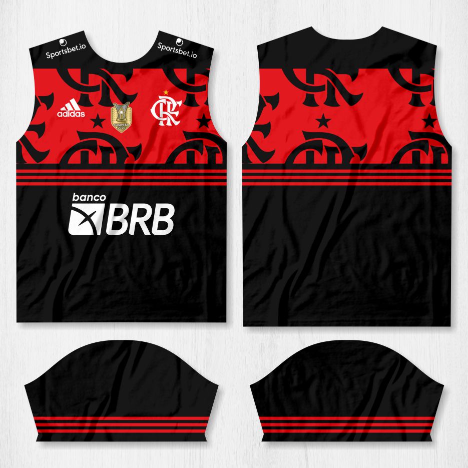 arte camisa flamengo