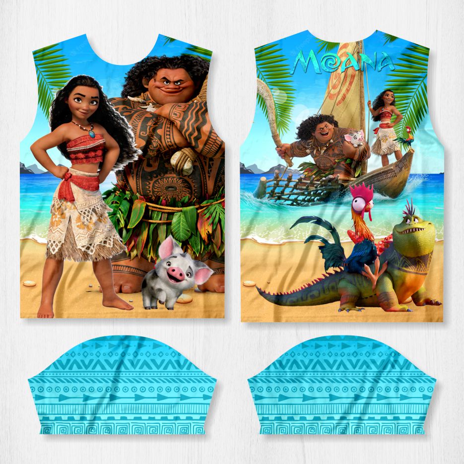 arte camisa moana