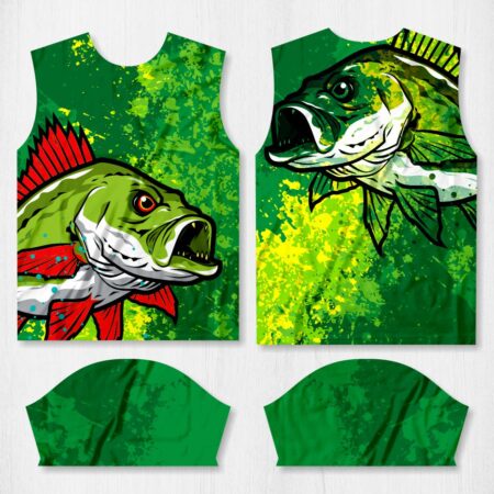 arte camisa pescaria