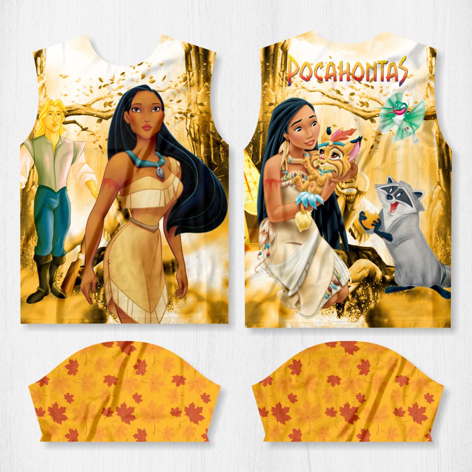 arte camisa pocahontas