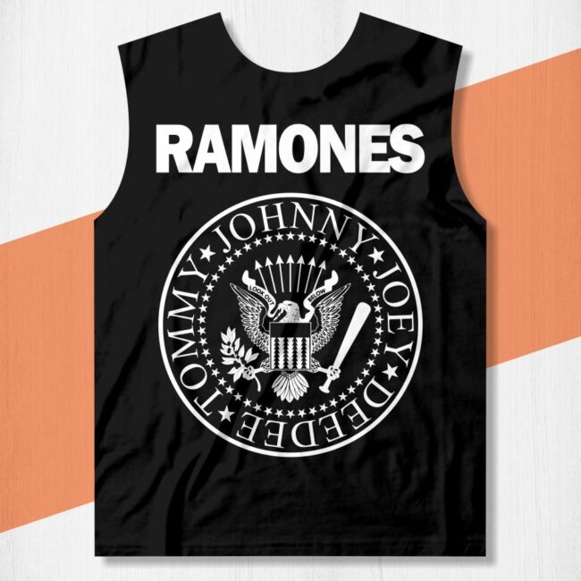 arte camisa ramones