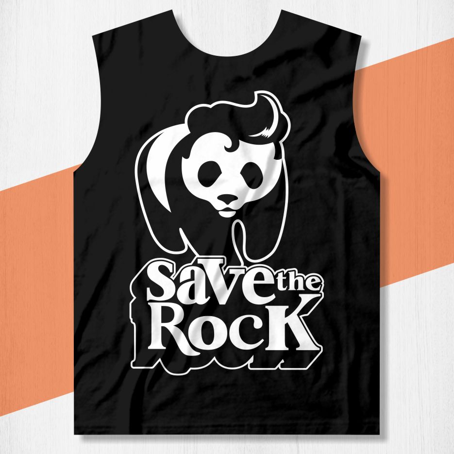 arte camisa save the rock