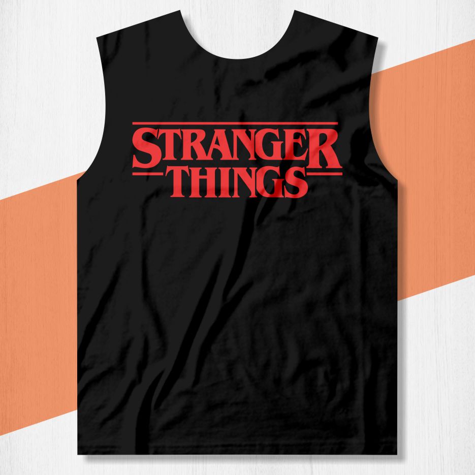 arte camisa stranger things