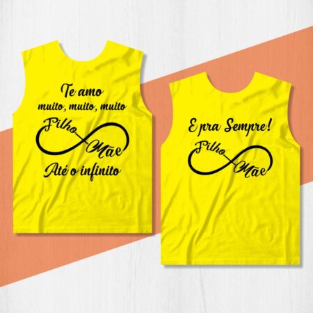 camisa te amo ate o infinito mae