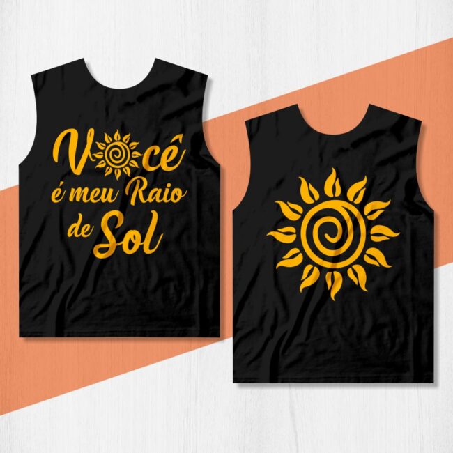 camisa voce e meu raio de sol