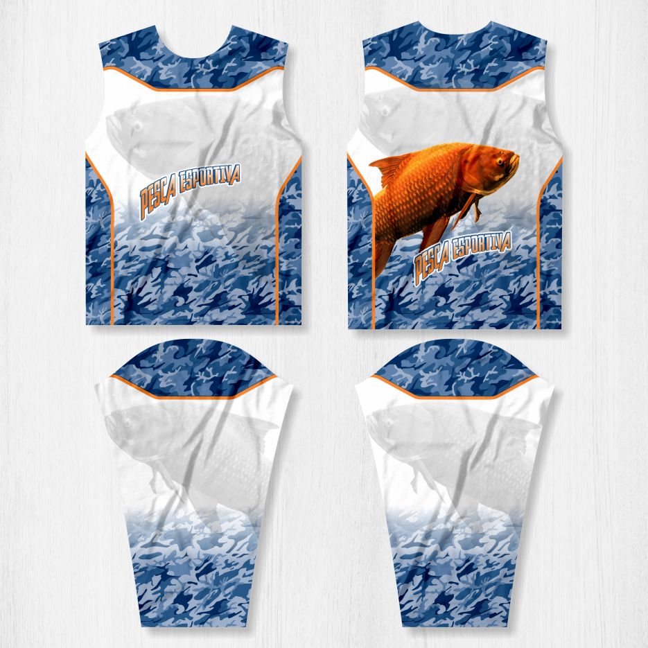 arte camisa pesca esportiva 17